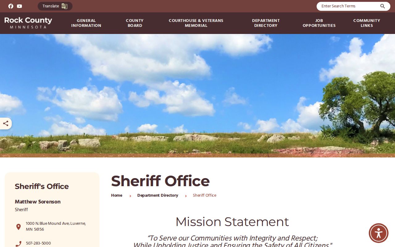 Rock County released inmate contract jail statement